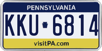 PA license plate KKU6814