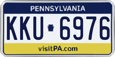 PA license plate KKU6976