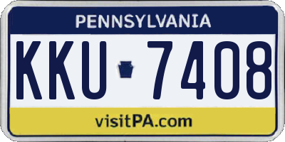 PA license plate KKU7408