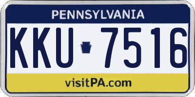 PA license plate KKU7516