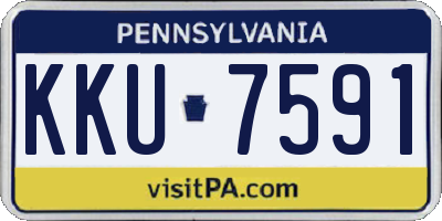 PA license plate KKU7591