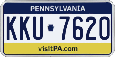 PA license plate KKU7620