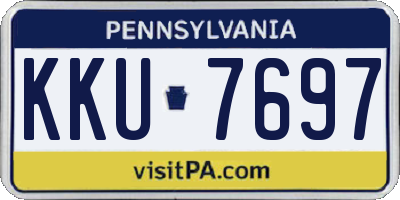 PA license plate KKU7697
