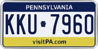 PA license plate KKU7960