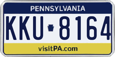 PA license plate KKU8164