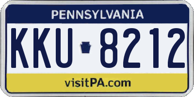 PA license plate KKU8212