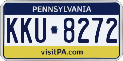 PA license plate KKU8272