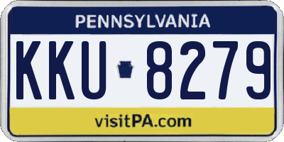 PA license plate KKU8279