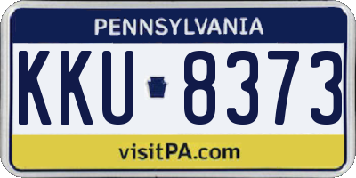 PA license plate KKU8373