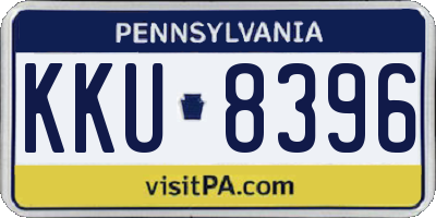 PA license plate KKU8396