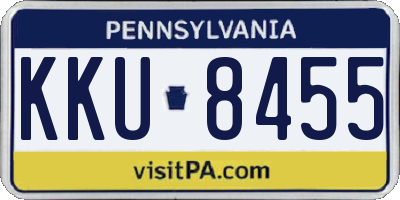 PA license plate KKU8455