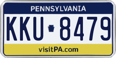 PA license plate KKU8479