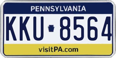 PA license plate KKU8564