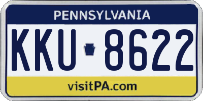 PA license plate KKU8622