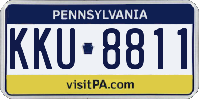 PA license plate KKU8811