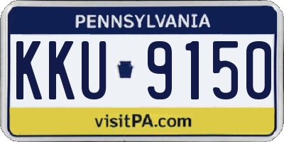PA license plate KKU9150