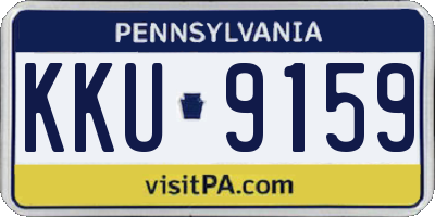 PA license plate KKU9159