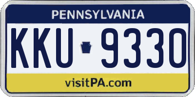 PA license plate KKU9330