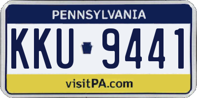 PA license plate KKU9441