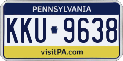PA license plate KKU9638