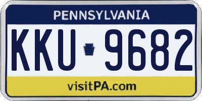PA license plate KKU9682