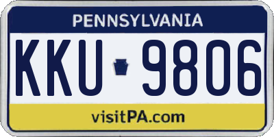 PA license plate KKU9806