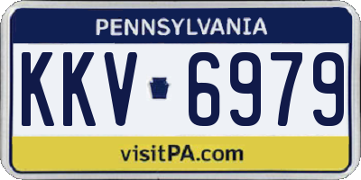 PA license plate KKV6979