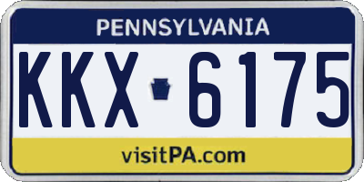 PA license plate KKX6175