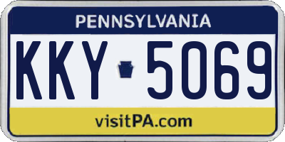 PA license plate KKY5069