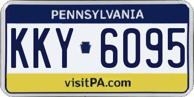 PA license plate KKY6095