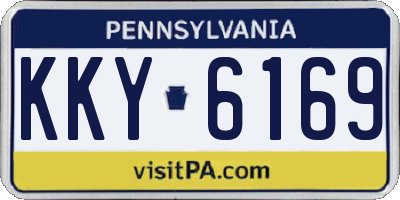 PA license plate KKY6169