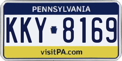 PA license plate KKY8169