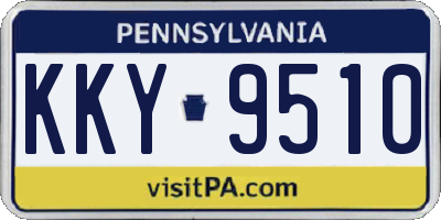 PA license plate KKY9510
