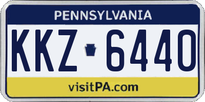 PA license plate KKZ6440
