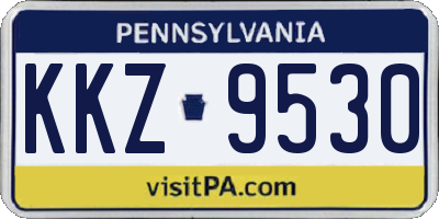 PA license plate KKZ9530