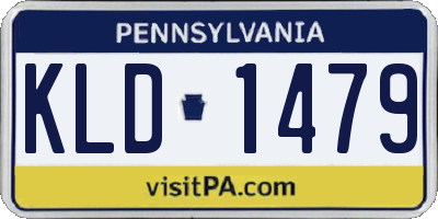 PA license plate KLD1479