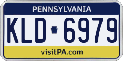 PA license plate KLD6979