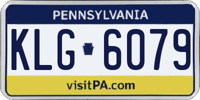 PA license plate KLG6079