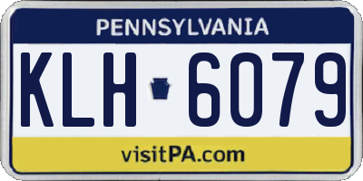 PA license plate KLH6079