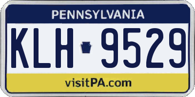 PA license plate KLH9529