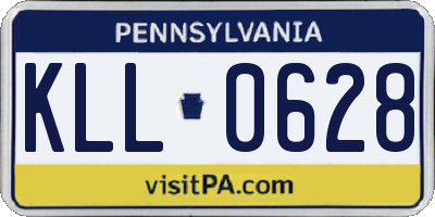 PA license plate KLL0628