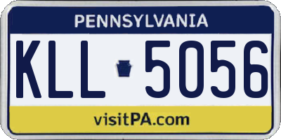 PA license plate KLL5056