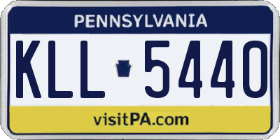 PA license plate KLL5440