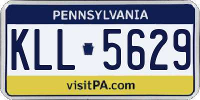 PA license plate KLL5629