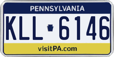 PA license plate KLL6146