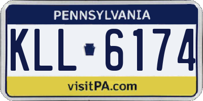 PA license plate KLL6174