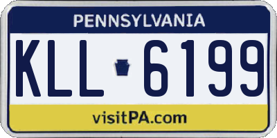 PA license plate KLL6199
