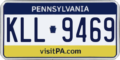 PA license plate KLL9469
