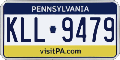 PA license plate KLL9479