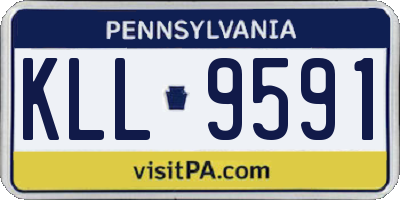 PA license plate KLL9591